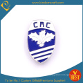 Hot Sale CRC Promotion Shield Shape Metal Pin Badge with Baking Finish